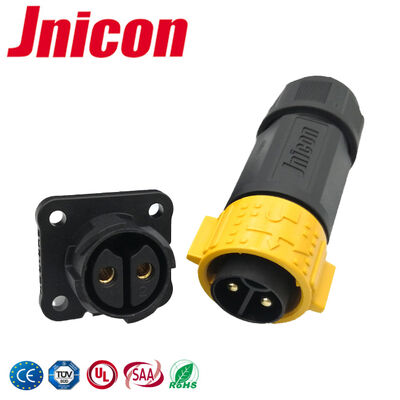 M25 Panel Mount Połączenie okrągłe 40A wodoodporny złącze zasilania 2 pin