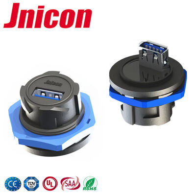 IP67 wodoodporny złącze USB 3.0 wysokiej wytrzymałości Panel Mount Male Female Data Connector