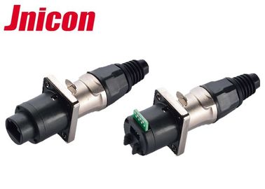 Podwójny port Ethernet Wodoodporne złącze RJ45 Wtyczka i gniazdo z płytką drukowaną IP65