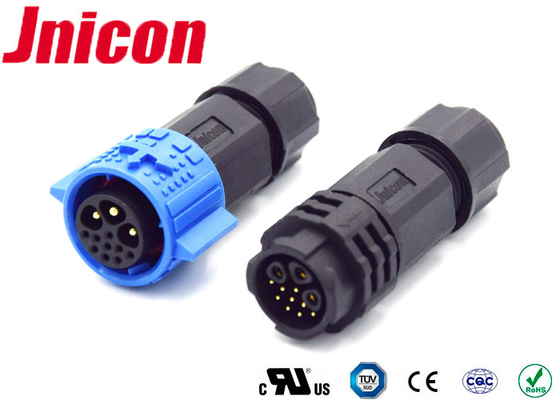 Push Locking IP67 300VAC 9 Wodoodporne złącze sygnału PA66