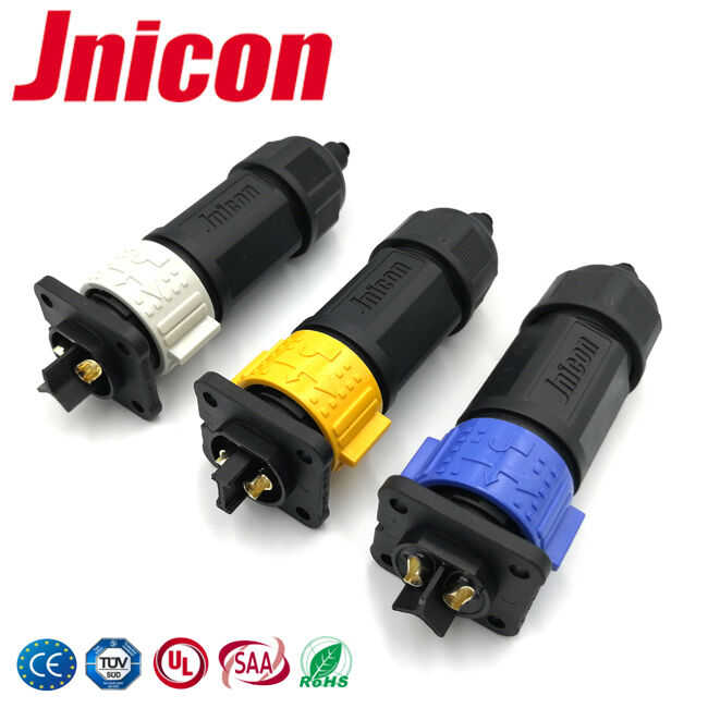 Typy okrągłych złączy M25 IP67 OEM Wodoodporne złącze zasilania Motoryzacja