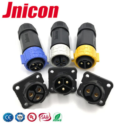 Zatwierdzenie CE M25 Wodoszczelny Panel Mount Connector Quick Lock Połączenia zasilania elektrycznego