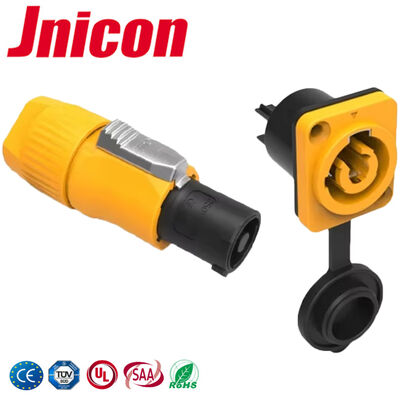 Jnicon 20A wodoodporny łącznik elektryczny IP65 Powercon Plastikowy wodoodporny gniazdek