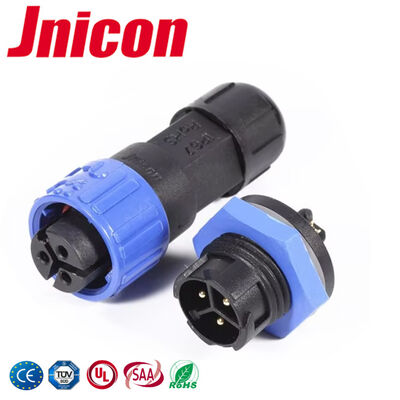 PA66 300V 3 Pin Wire To Board Connector M16 10A Power Connector wodoodporny
